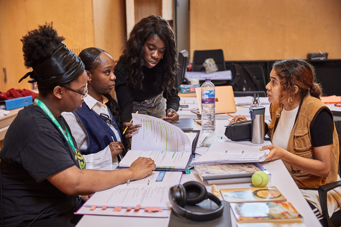 Photos: Inside Rehearsal For MY FATHER'S FABLE at the Bush Theatre Image