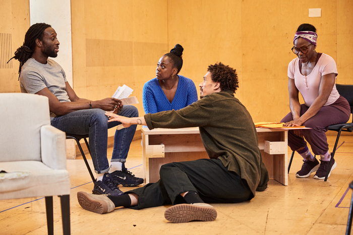 Photos: Inside Rehearsal For MY FATHER'S FABLE at the Bush Theatre Image