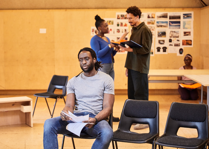 Photos: Inside Rehearsal For MY FATHER'S FABLE at the Bush Theatre Image
