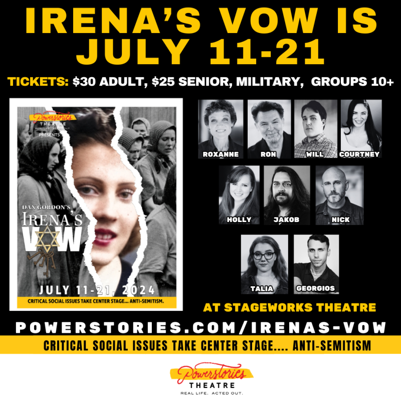 Previews: IRENA'S VOW at Powerstories Theatre Image