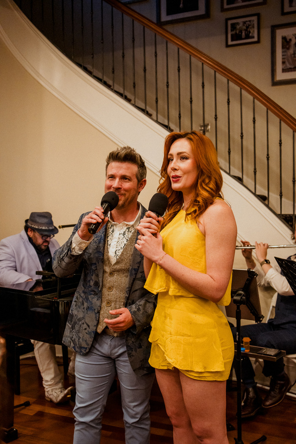 Michael McBride and Alexandra Palkovic sing Daffodils from BIG FISH.    Photo by Eliz Photo