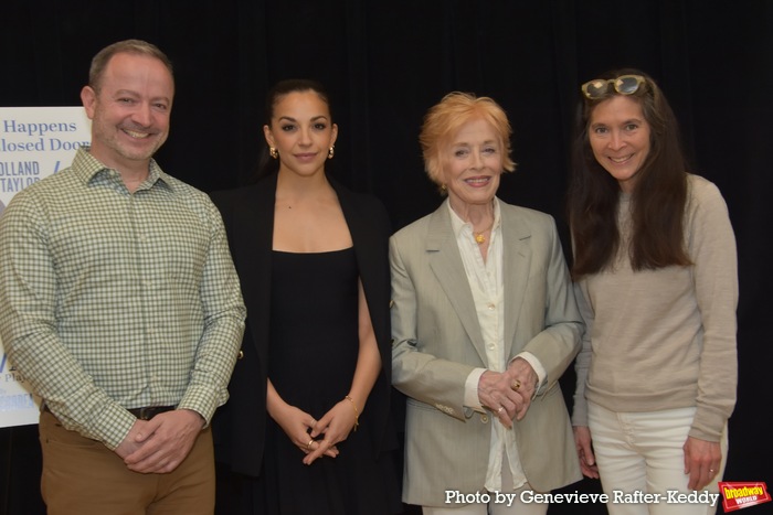 Mario Correa (Playwright), Ana Villafane, Holland Taylor and Diane Paulus (Director) Photo