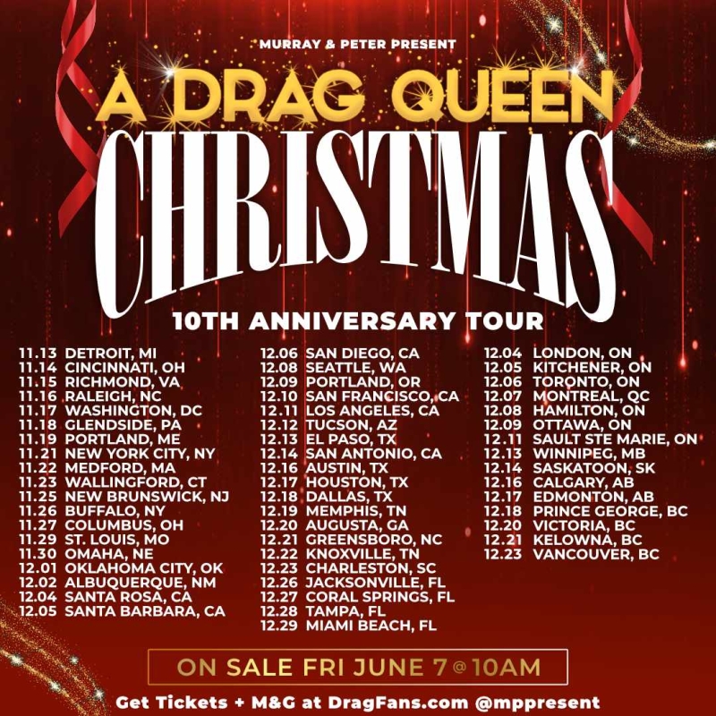 A DRAG QUEEN CHRISTMAS 10th Anniversary Tour Dates Revealed 