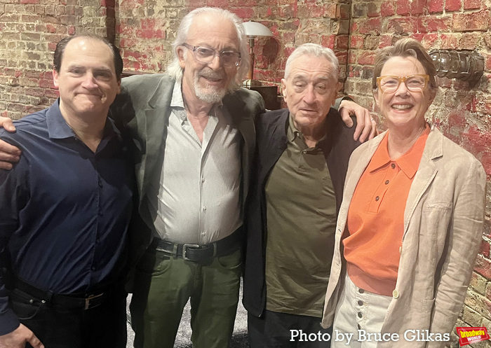 Michael Stuhlbarg, Ronald Guttman, Robert De Niro and Annette Bening Photo