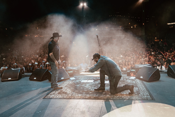 Tracy Lawrence and Chris Young Photo credit: Hayley Gjertsen
 Photo