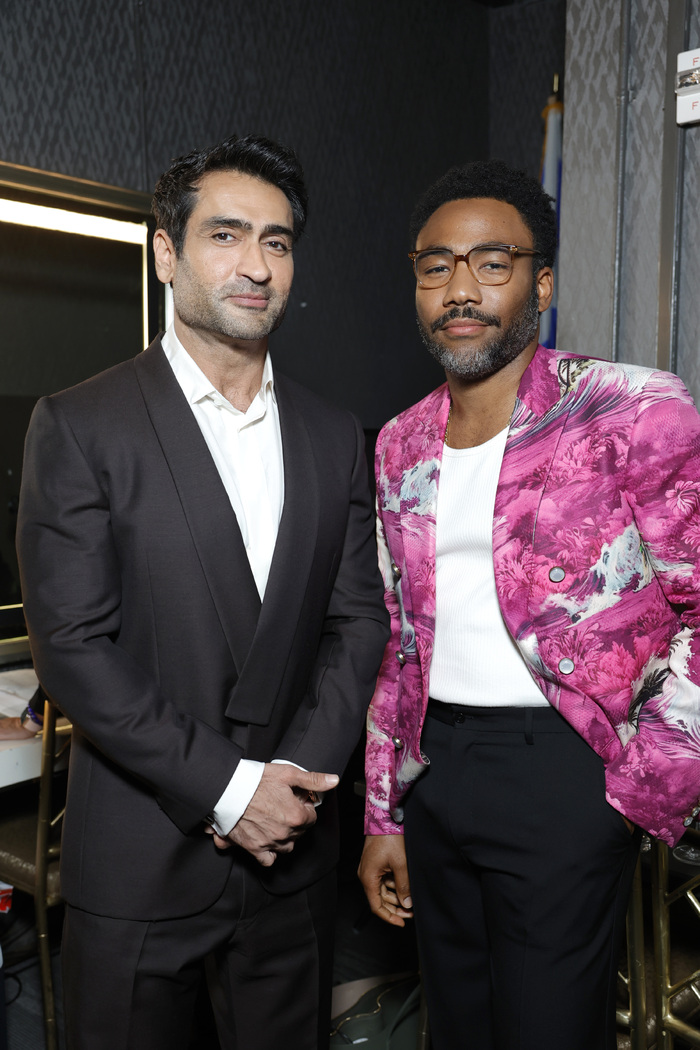 BEVERLY HILLS, CALIFORNIA - JUNE 09: (L-R) Kumail Nanjiani and Donald Glover attend t Photo