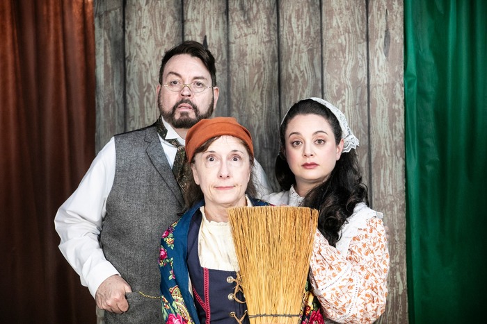 Doctor (Jon Sparks), Lenya (Alison Boole) and Sophia Zubritsky (Lyndsay Palmer)  Photo