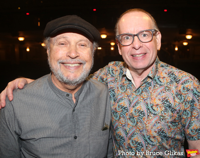 Billy Crystal and Production Stage Manager Tripp Phillips  Photo