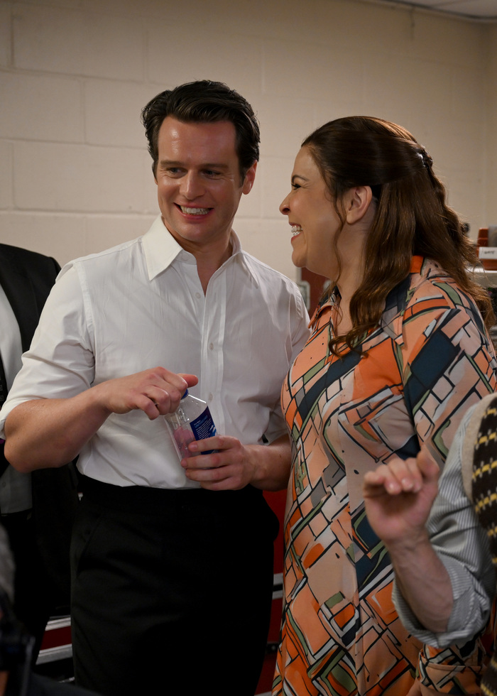 Jonathan Groff and Lindsay Mendez Photo