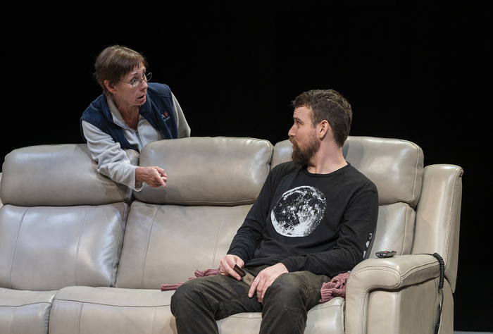 Laurie Metcalf and Micah Stock Photo