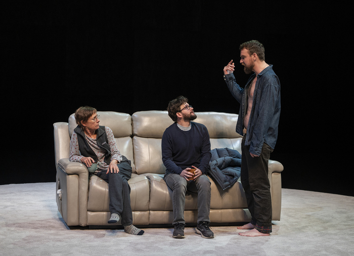 Laurie Metcalf, John Drea and Micah Stock Photo