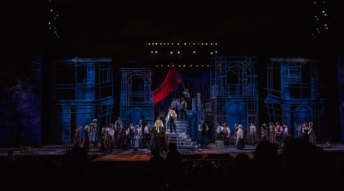 Exclusive Photos: See John Riddle, Jordan Donica & Teal Wicks in LES MISERABLES at The Muny Image