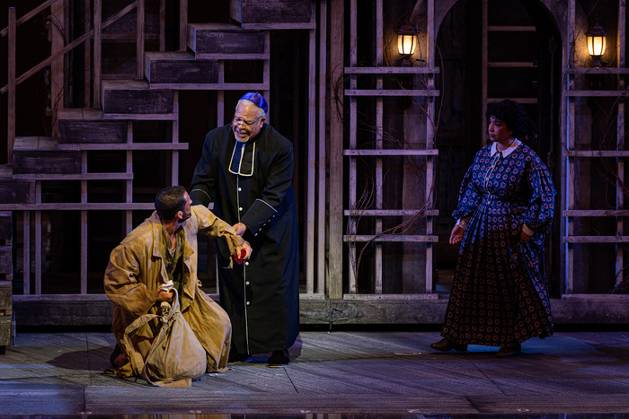 Exclusive Photos: See John Riddle, Jordan Donica & Teal Wicks in LES MISERABLES at The Muny Image