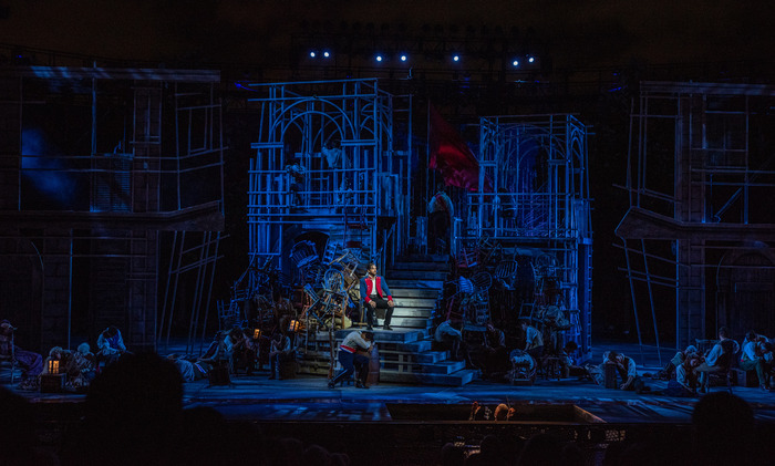 Exclusive Photos: See John Riddle, Jordan Donica & Teal Wicks in LES MISERABLES at The Muny Image