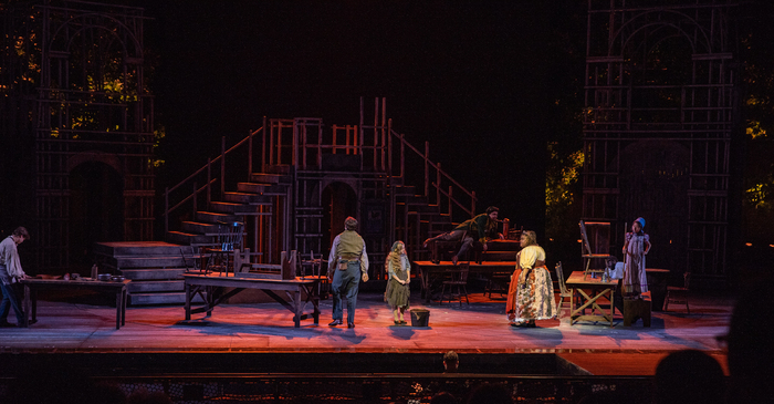 Exclusive Photos: See John Riddle, Jordan Donica & Teal Wicks in LES MISERABLES at The Muny Image
