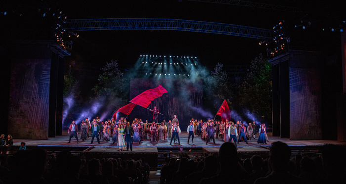 Exclusive Photos: See John Riddle, Jordan Donica & Teal Wicks in LES MISERABLES at The Muny Image