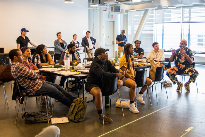 Photos: Go Inside Rehearsal for SIX CHARACTERS at Lincoln Center Theater/LCT3 Image