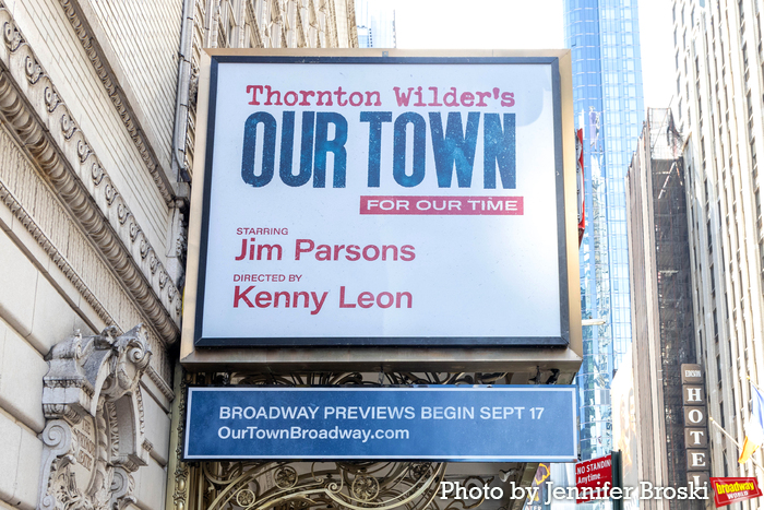 Up on the Marquee: OUR TOWN Image