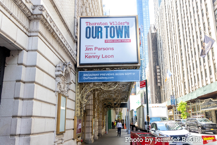 Up on the Marquee: OUR TOWN Image