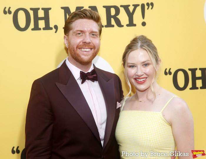 Producer Lucas McMahon and Ellie McPherson Photo