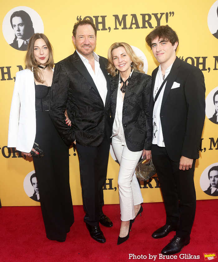 Susanna McCullom, Producer Kevin McCollum, Lynette Perry McCollum and Charlie McCollu Photo