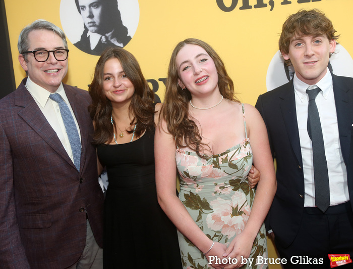 Matthew Broderick, Marion Broderick, Tabitha Broderick and James Wilkie Broderick Photo