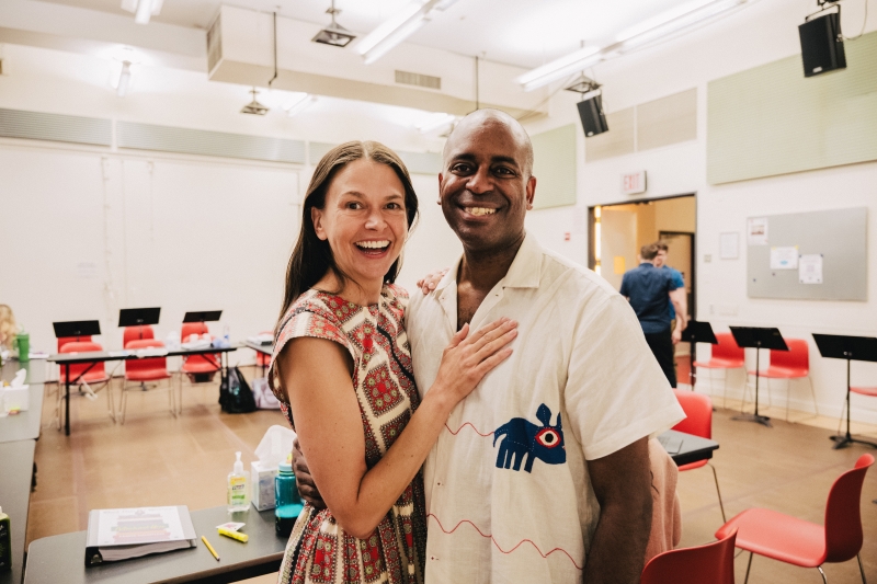 Photo: Sutton Foster & Daniel Breaker Reunite in ONCE UPON A MATTRESS Rehearsals  Image