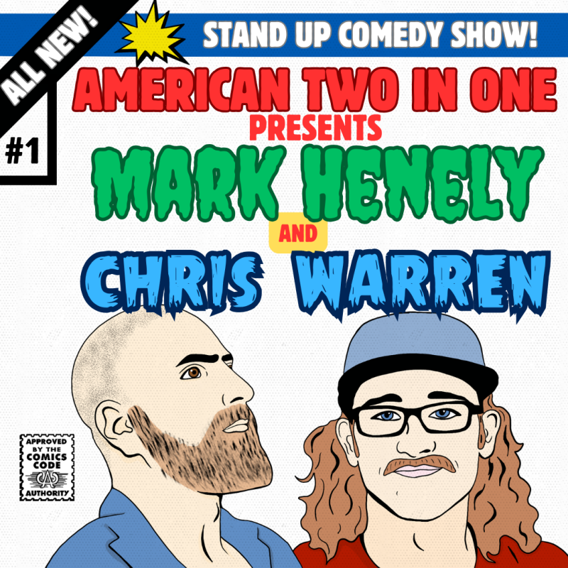 Mark Henely and Chris Warren in AMERICAN TWO IN ONE COMICS to Play Edinburgh Fringe  Image