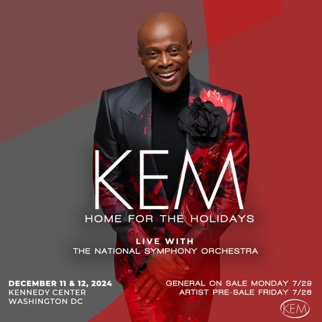 KEM: HOME FOR THE HOLIDAYS with the National Symphony Orchestra to be Presented at the Kennedy Center  Image