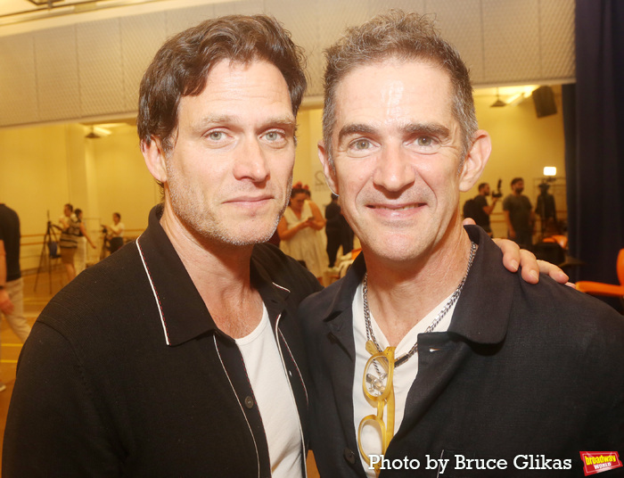 Steven Pasquale and Director/ Choreographer Andy Blankenbuehler  Photo