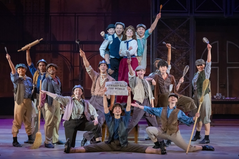 Review: Musical Theatre West Stages Exuberant Production of Disney's NEWSIES  Image