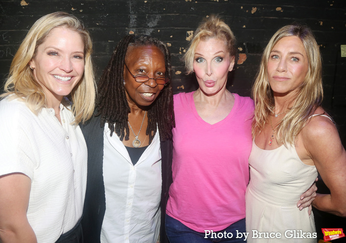 Sara Haines, Whoopi Goldberg, Bianca Leigh and Jennifer Aniston  Photo