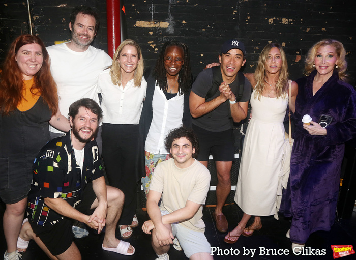 Hannah Solow, Bill Hader, James Scully, Sara Haines, Whoopi Goidberg, Tony Macht, Con Photo