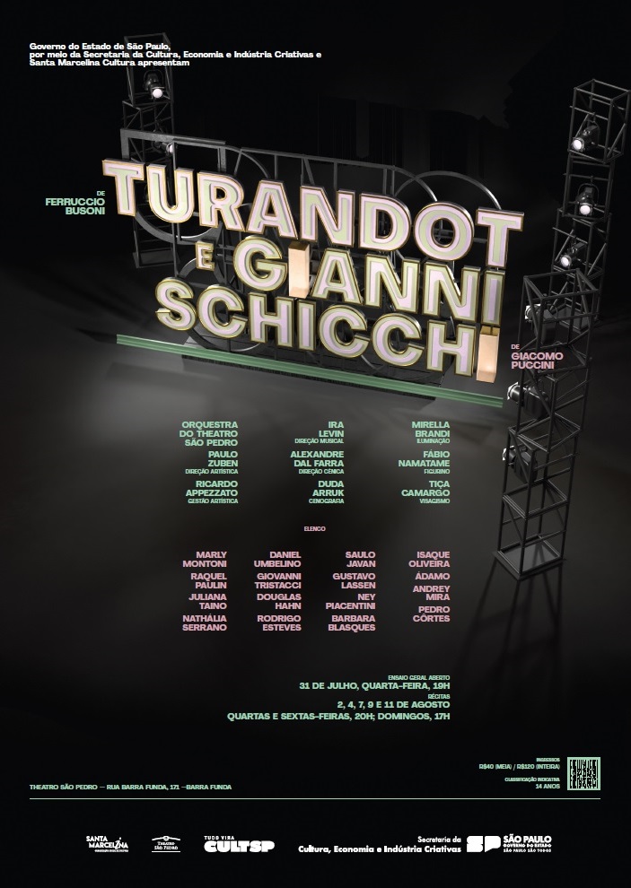 In Double Bill Theatro Sao Pedro presents Busoni's TURANDOT and Puccini's GIANNI SCHICCHI  Image