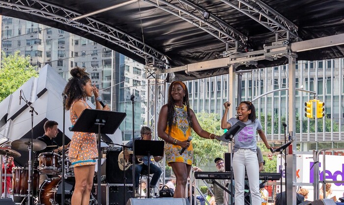 Photos: Jelani Alladin, Nikki M. James & More at The Public Theater Block Party  Image