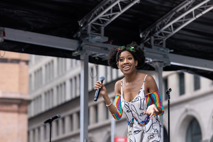 Photos: Jelani Alladin, Nikki M. James & More at The Public Theater Block Party  Image