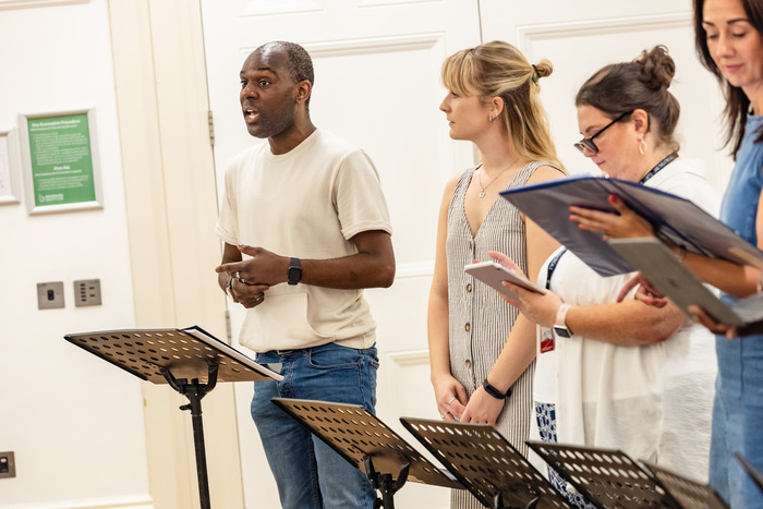 Photos: SOMETHING ROTTEN! IN CONCERT in Rehearsal  Image