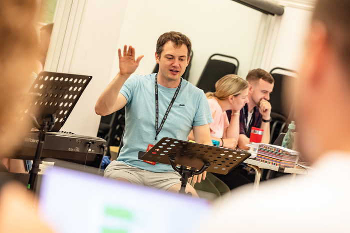 Photos: SOMETHING ROTTEN! IN CONCERT in Rehearsal Image