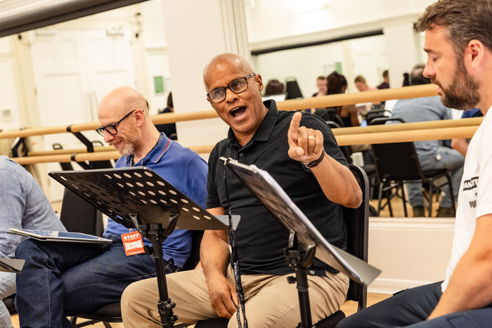 Photos: SOMETHING ROTTEN! IN CONCERT in Rehearsal  Image