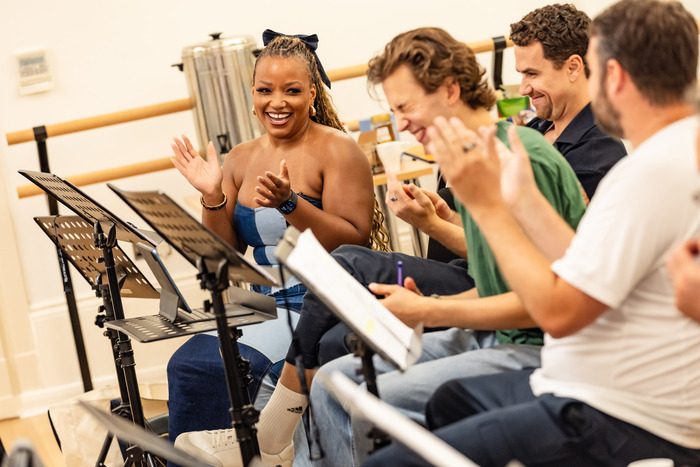 Photos: SOMETHING ROTTEN! IN CONCERT in Rehearsal  Image