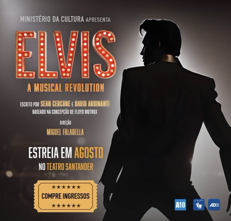 Production that Tells the Story of the Rock Legend, ELVIS – A MUSICAL REVOLUTION Opens in São Paulo  Image