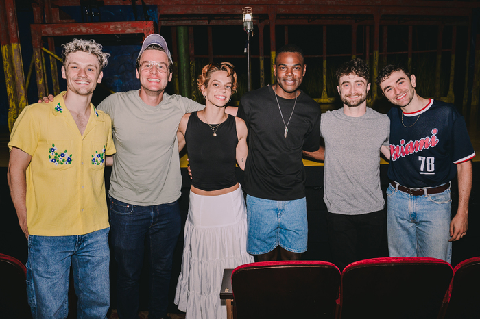 Photos: Daniel Radcliffe and Jonathan Groff Visit ILLINOISE on Broadway Image