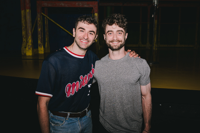 Photos: Daniel Radcliffe and Jonathan Groff Visit ILLINOISE on Broadway Image