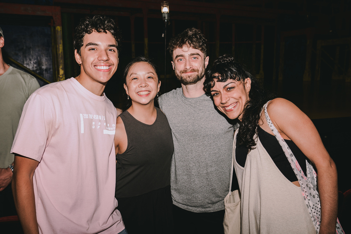 Photos: Daniel Radcliffe and Jonathan Groff Visit ILLINOISE on Broadway Image