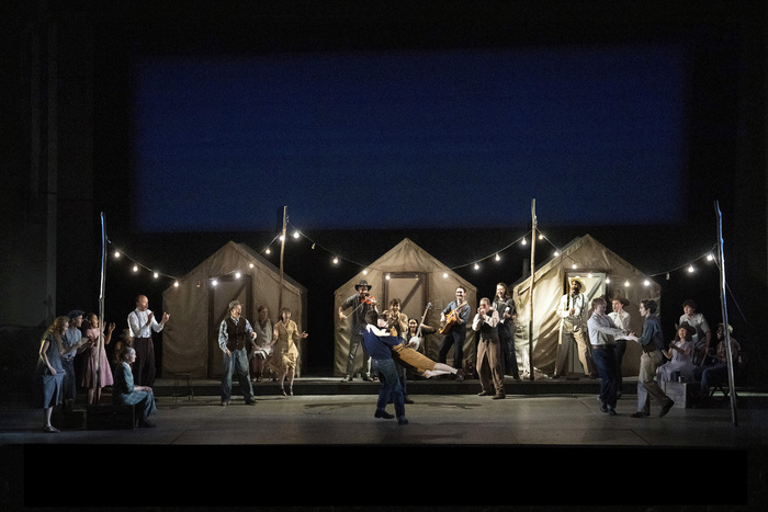 Photos: Cherry Jones, Harry Treadaway & More in THE GRAPES OF WRATH at the National Theatre Image