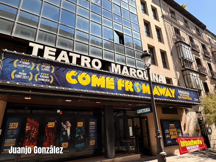 PHOTOS: El cartel de COME FROM AWAY ya luce en el Marquina de Madrid  Image