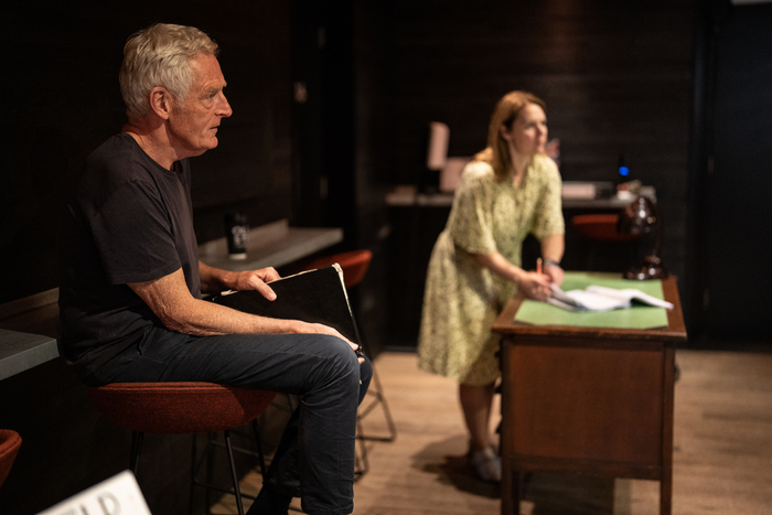 Photos: Gina Beck and Michael Simkins in Rehearsal For GUYS & DOLLS Image