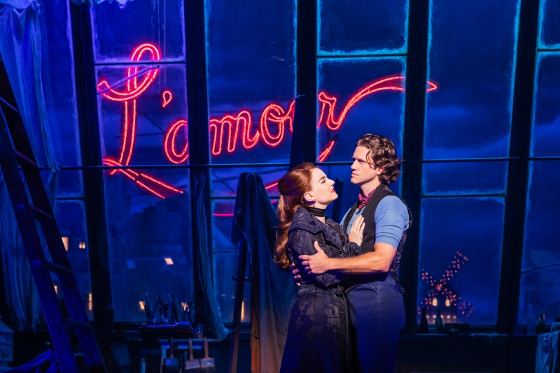 Photos: Aaron Tveit and Joanna 'JoJo' Levesque in MOULIN ROUGE! THE MUSICAL Image