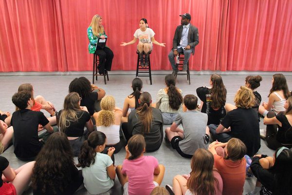 Eva Noblezada and the students of Broadway Artists Alliance Photo