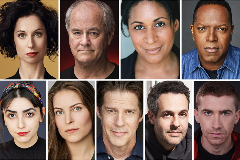 Cast Set for NOISES OFF at Steppenwolf Theatre Company  Image